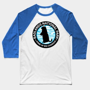 Badlands National Park Prairie Dog Baseball T-Shirt